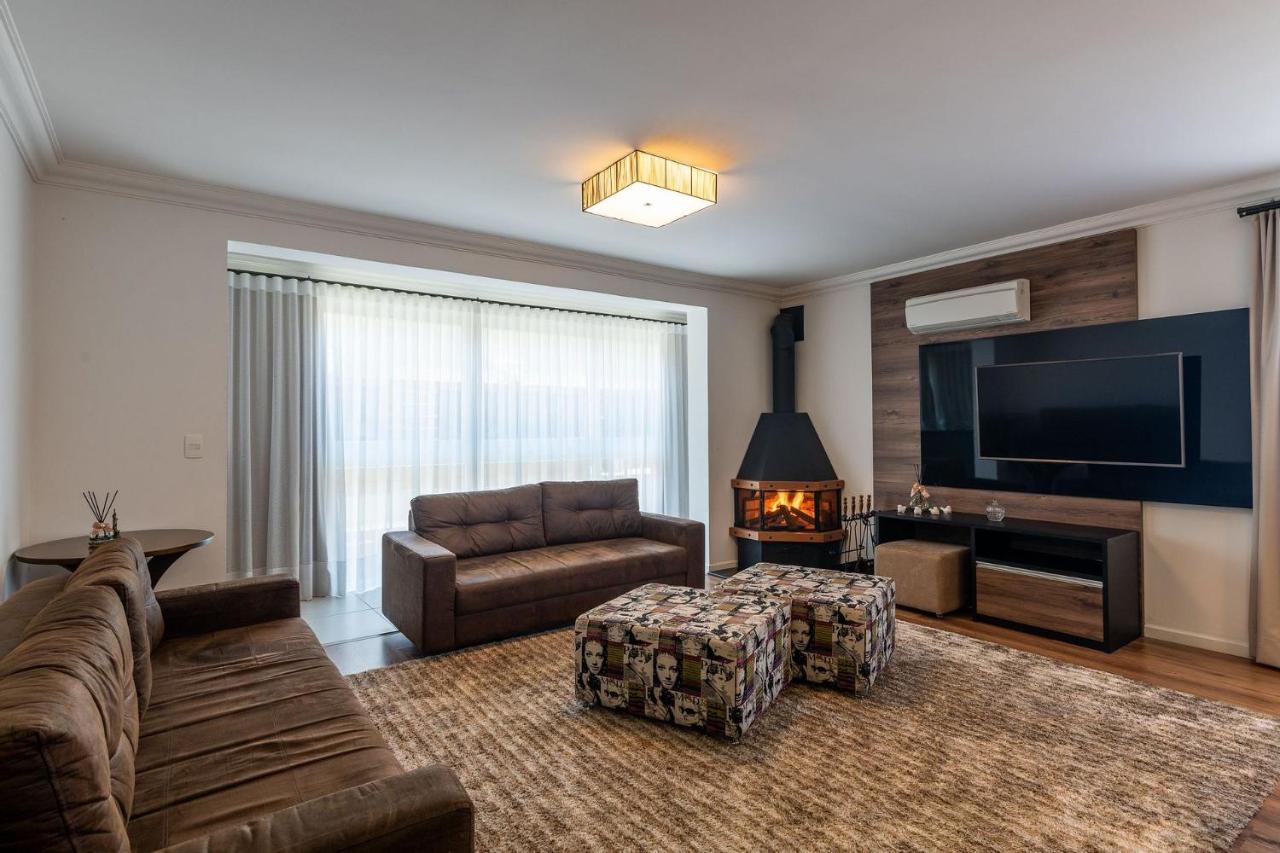Luxuoso Apartamento No Coracao De Gramado Bagian luar foto