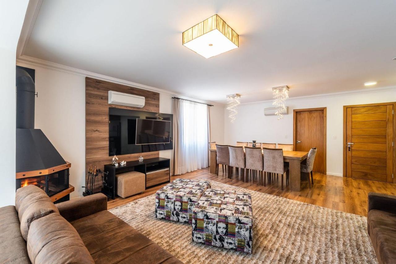 Luxuoso Apartamento No Coracao De Gramado Bagian luar foto